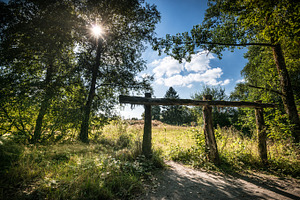 Take a break stock photo containing tunnel and path