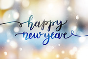 Happy New Year, 6 greeting cards, a Card Template by redcollegiya design (Thumbnail 2 of 6)
