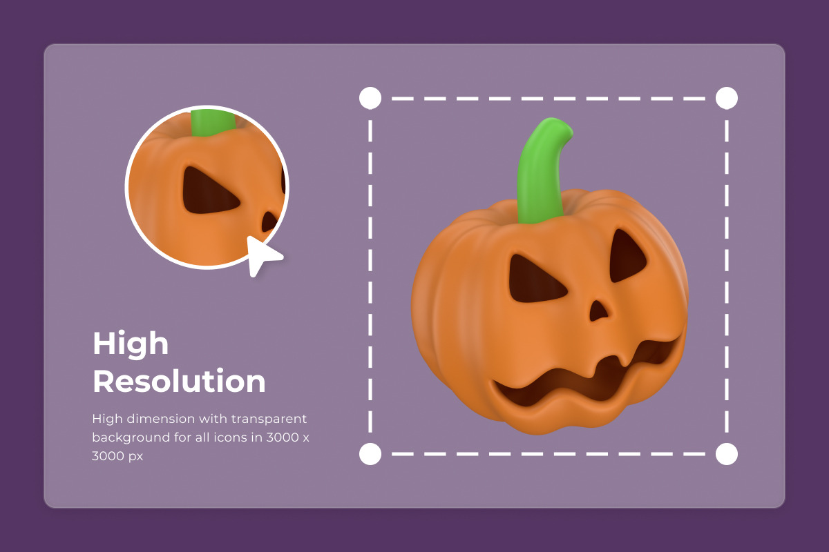 Halloween Party 3D Icon Pack, a Work Illustration by twinstd (Photo 3 of 6)