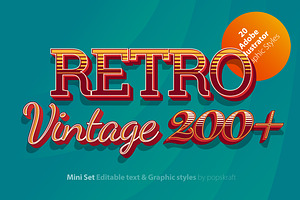 AI CS6 Graphic Styles Retro