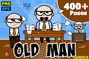 Old Man ~ Cartoon Character Set, a Person Illustration by The Toon Company (Thumbnail 1 of 7)