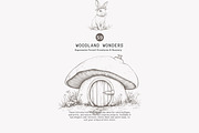 antique clipart graphite set, a Decorative Illustration by Pink Studio Art (Thumbnail 6 of 11)
