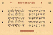 Bharits Epic Typeface, a Serif Font by alit design (Thumbnail 16 of 20)