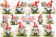 Hello Spring Gnome, an Illustration by RobertsArt (Thumbnail 1 of 7)