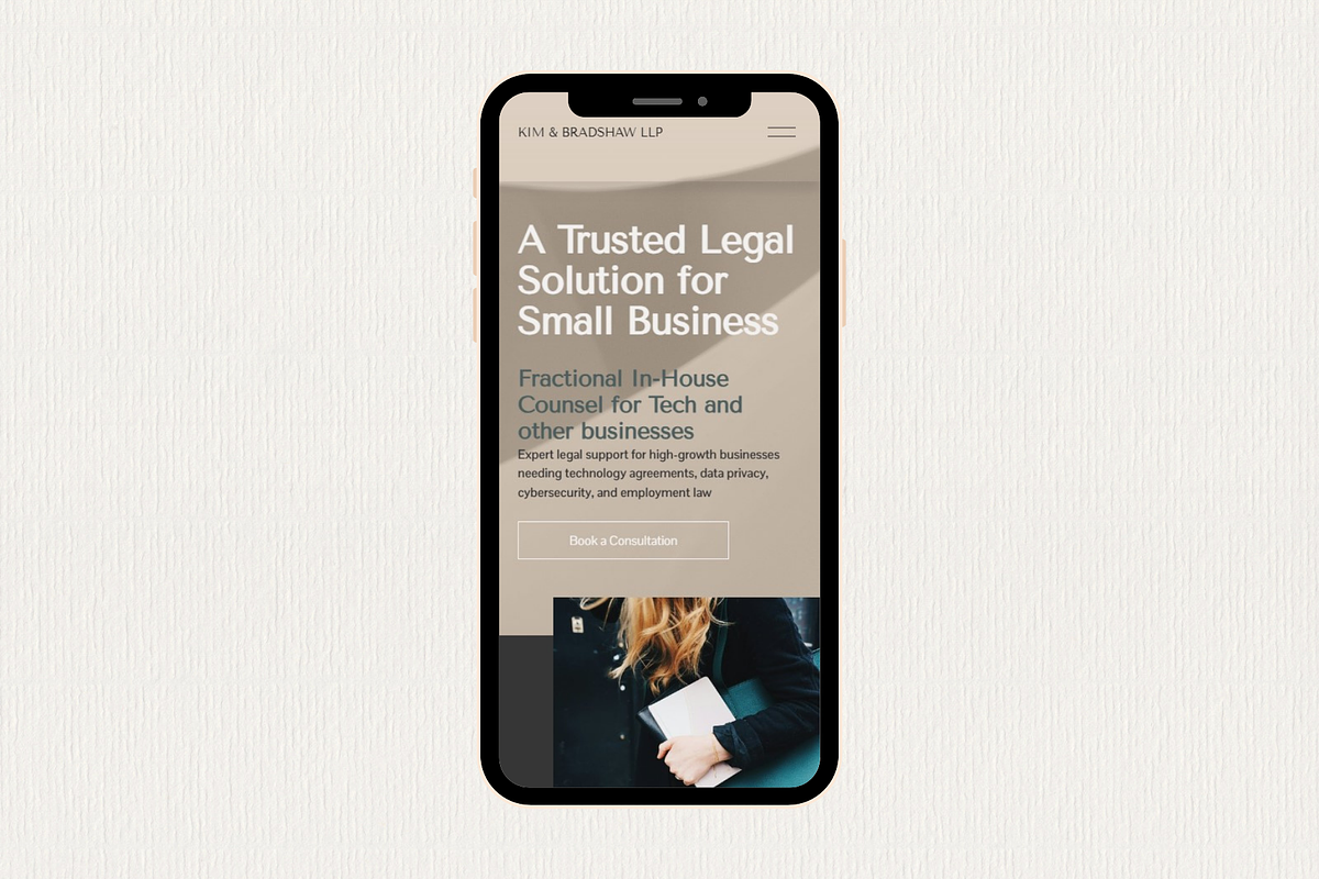 The Kim Squarespace Template for Legal preview 7