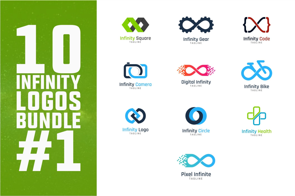 10 Infinity Logo Bundle #1, a Branding & Logo Template by PutraCetol Studio