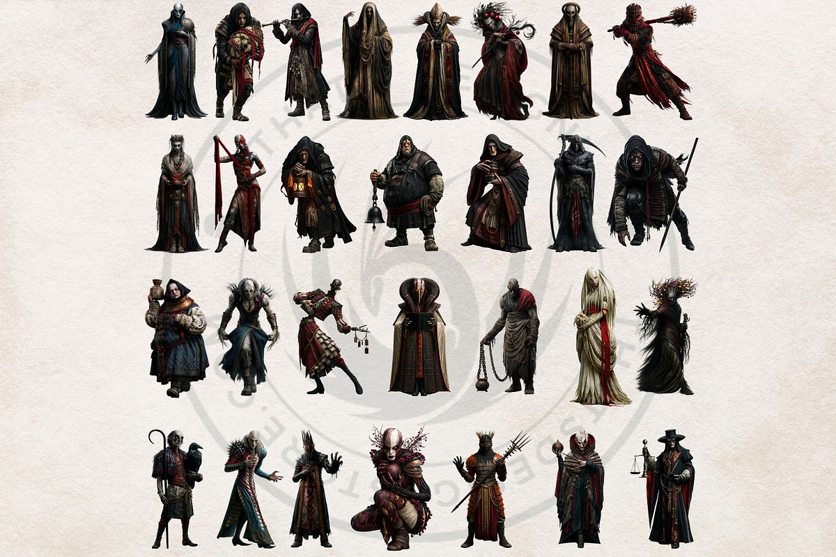 Harvest RPG Characters Cliparts, a Seasonal Illustration by ThatsDesignArt (Photo 13 of 15)