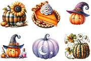 Pumpkin Clipart Fall Clipart Hallowe, an Illustration by DreamArtGraphic (Thumbnail 2 of 4)