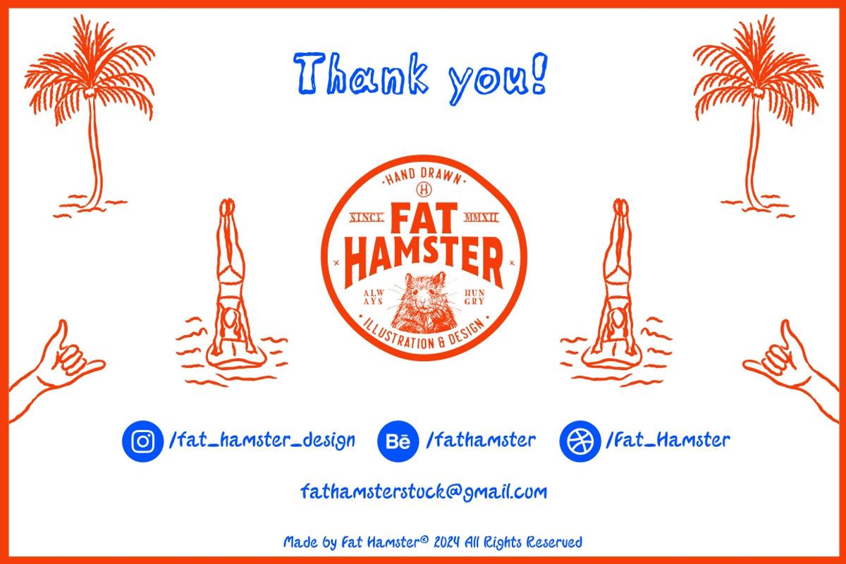 Surf Camp & Whitewater fonts + bonus, a Handwritten Font by Fat Hamster (Photo 7 of 7)