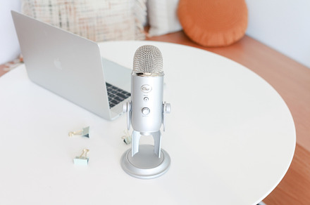 Podcaster styled stock photo 009 stock picture