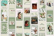 Green Instagram Story Template Canva, a Social Media Template by Boltik Studio (Thumbnail 8 of 8)