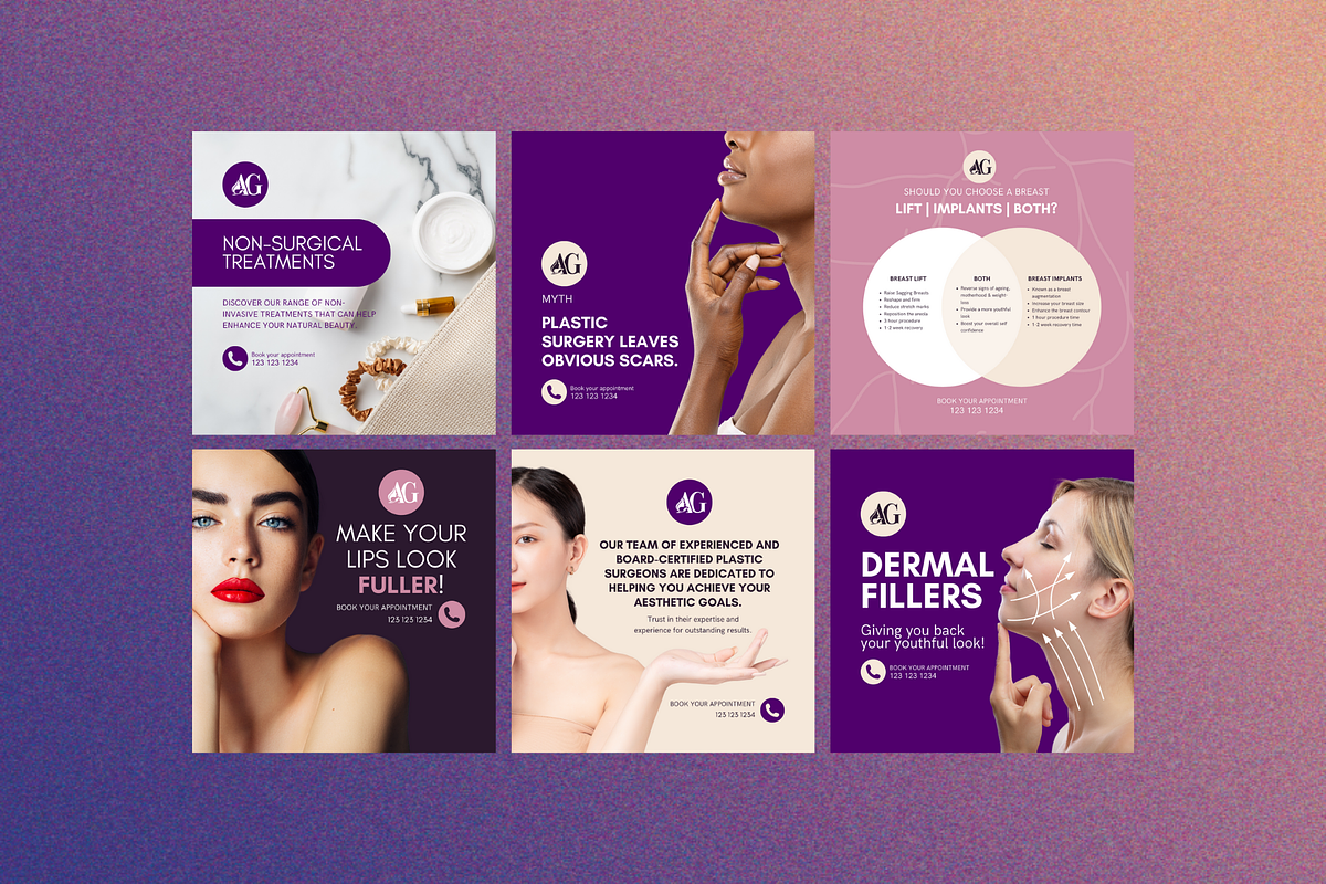 Plastic Surgeon Social Media, a Social Media Template by Sincerely Media (Photo 7 of 9)