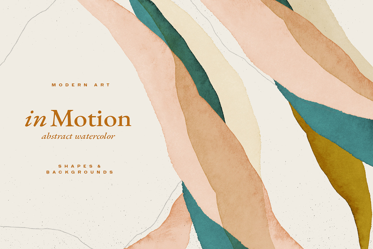 Hand-Painted Abstract Watercolor, a Texture Graphic by Basia Stryjecka (Photo 1 of 28)