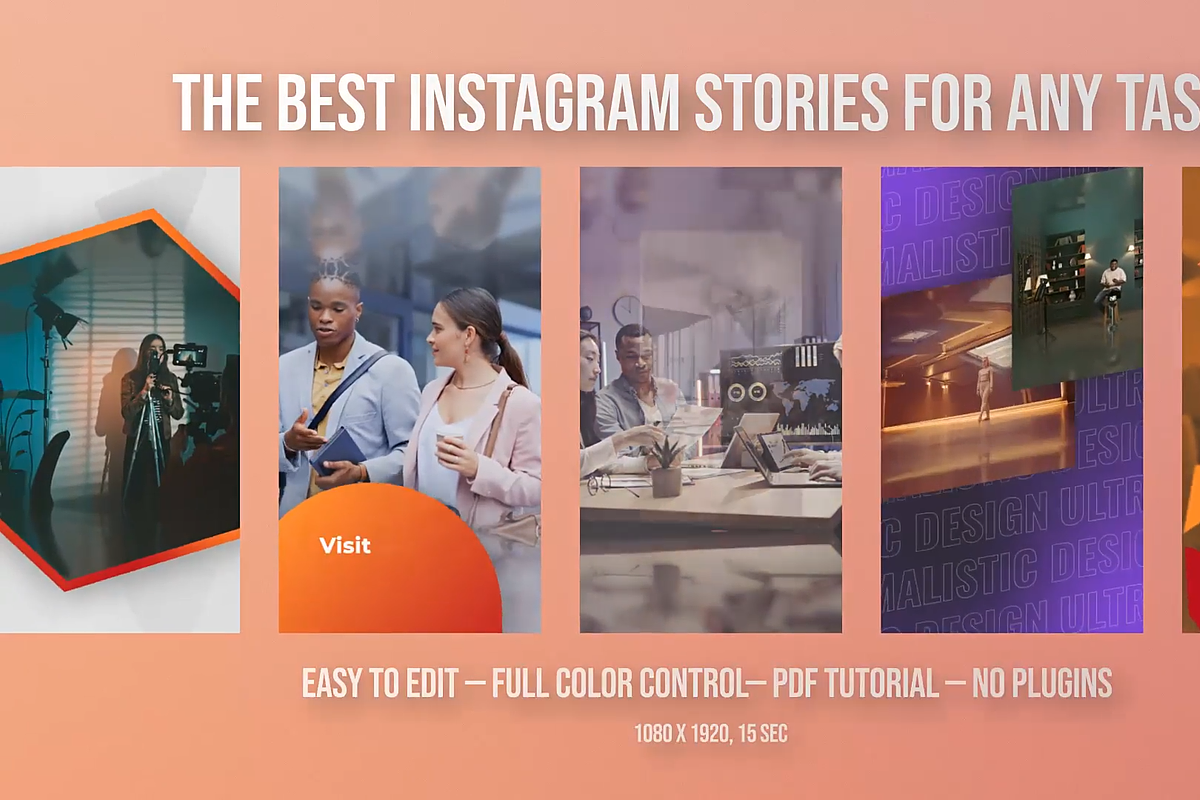Instagram Tiktok Reel After Effects, a Social Media Template by UInstrument (Photo 9 of 11)