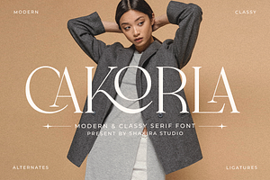 Cakorla - Modern Classy Serif