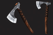 One-handed Viking Battle Axe, an Object 3D Model by GamePoly (Thumbnail 1 of 6)
