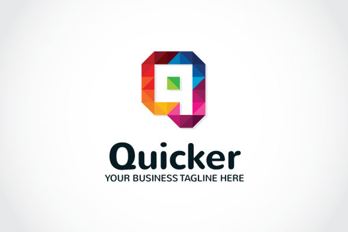 Quicker Logo Template, a Branding & Logo Template by The Branding Fusion