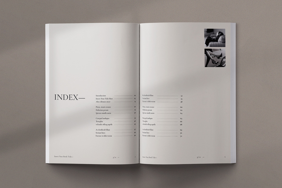 Book Layout & Magazine Template, a Brochure Template by Olion Lora (Photo 3 of 24)