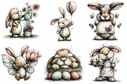 Whimsical Easter Clipart, an Illustration by Daily.Designs (Thumbnail 3 of 7)