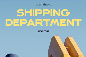 Shipping Department Extended Font, a Font by Noah Shreve