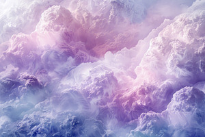 A dreamlike vista of fluffy clouds b, a Photo by LOGOCREATIVE