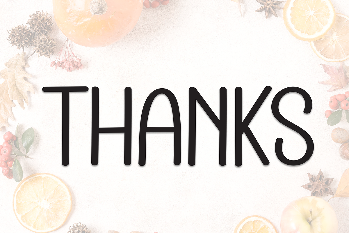 Thanksgiving | Script Font, a Script Font by Scratchones (Photo 8 of 8)