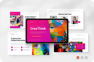 Creative & Art PowerPoint, a Presentation Template by Annora Studio