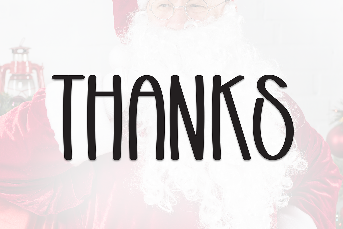 Santa Claus | Script Font, a Script Font by Scratchones (Photo 8 of 8)