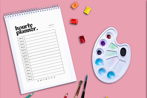 Hourly Planner For Print