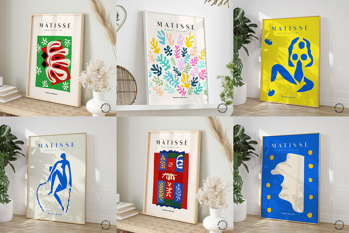 Matisse Modern Gallery 4, a Graphic by Wall Art Print Studio (Photo 7 of 21)