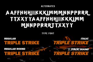 TripleStrike - Modern Sans Serif