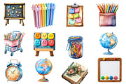 Pastel Teacher's Life Clipart, an Illustration by Designworld (Thumbnail 3 of 6)