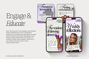Lifestyle Coach Instagram Templates, a Social Media Template by ZenSocialDesigns (Thumbnail 8 of 9)