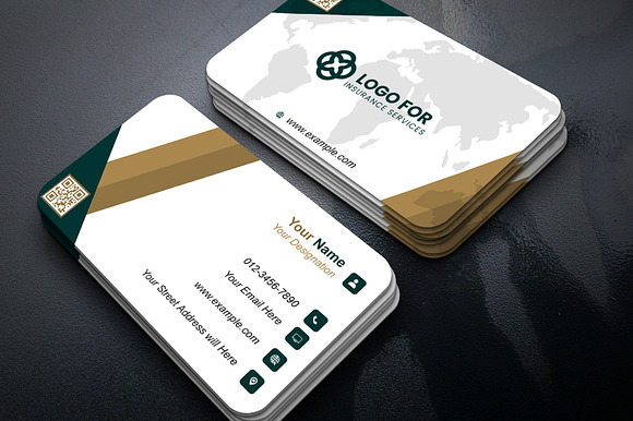 Clean Professional Business Card PSD preview 5