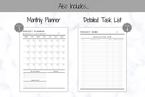 Project Planner Printable Bundle!