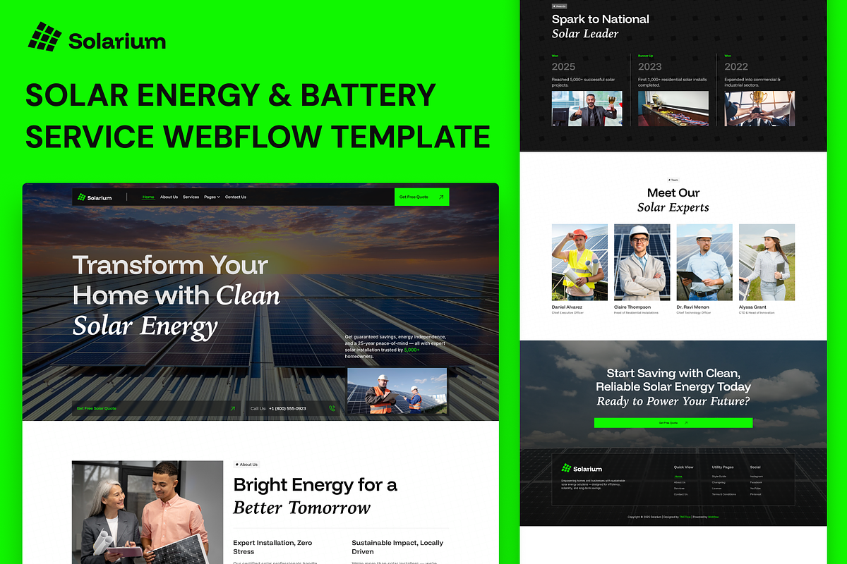 Solarium - Solar installation template