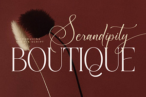 Serandipity Boutique Font Duo