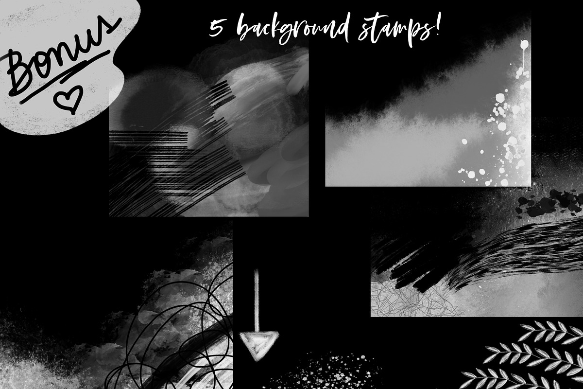 Procreate Stamps - Boho, a Brush Add-On by Li Zamperini (Photo 6 of 13)