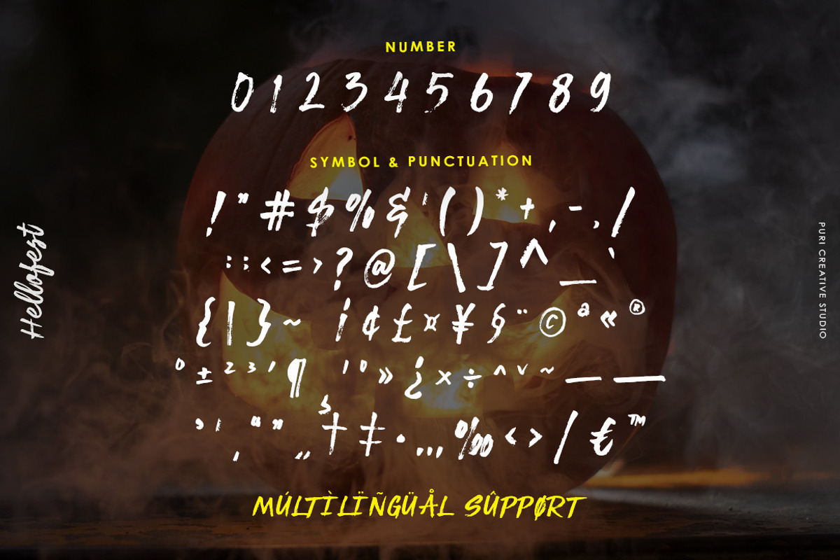 Hallofest - Hand Drawn Typeface Font, a Script Font by PuriCreative (Photo 9 of 10)