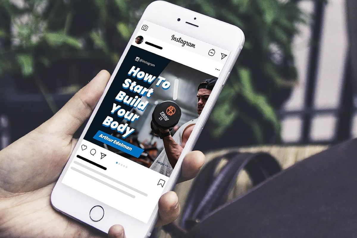 Fitness trainer social media templat, a Social Media Template by rivatxfz (Photo 2 of 4)