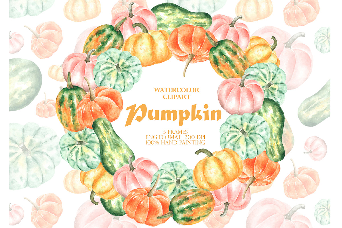 Autumn time watercolor set., a Seasonal Illustration by SabinaWatercolorArt (Photo 9 of 16)