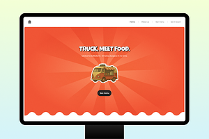 Sunburst - Food Truck Template, a Templates & Theme by GustavSalomonsson