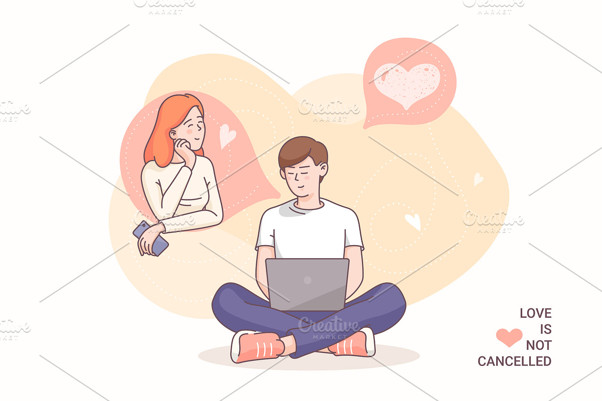 Valentines, Love Illustration, a Person Illustration by Nuburu (Photo 2 of 6)