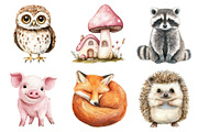 Sweet Boho Woodland Creatures Animal, an Illustration by CitraGraphics (Thumbnail 2 of 5)