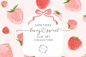 Berry Sweet Strawberry Clipart