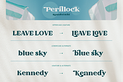 Perillock, a Serif Font by kerismaker (Thumbnail 5 of 12)