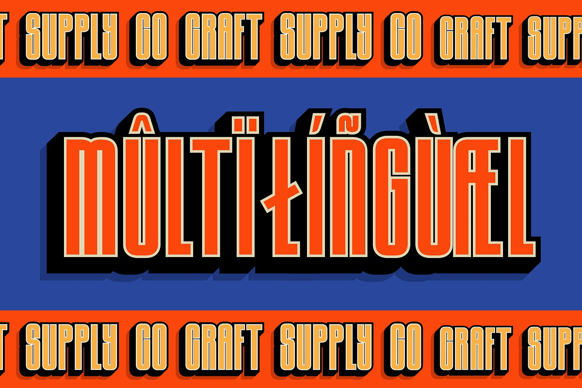 Albercio 3D, a Sans Serif Font by Craft Supply Co. (Photo 5 of 8)