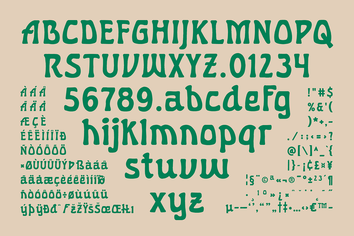 SFC Sunwave, a Serif Font by Skilline Supply Co. (Photo 5 of 10)