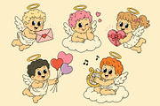 Love & Cupid Clipart Collection, a Decorative Illustration by Alina Sh (Thumbnail 2 of 8)