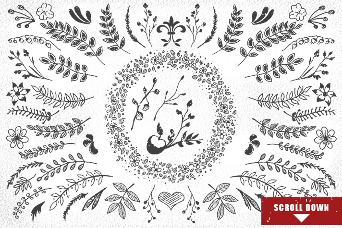 800+ Unique Hand-Sketched Elements, an Illustration by ESMedia24 (Photo 2 of 4)